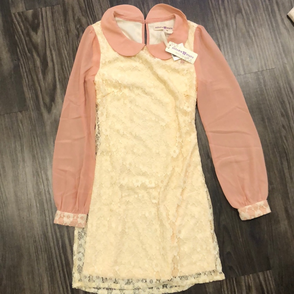 Altar state ivy/pink dress in XS